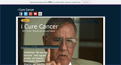Desktop Screenshot of icurecancer.com
